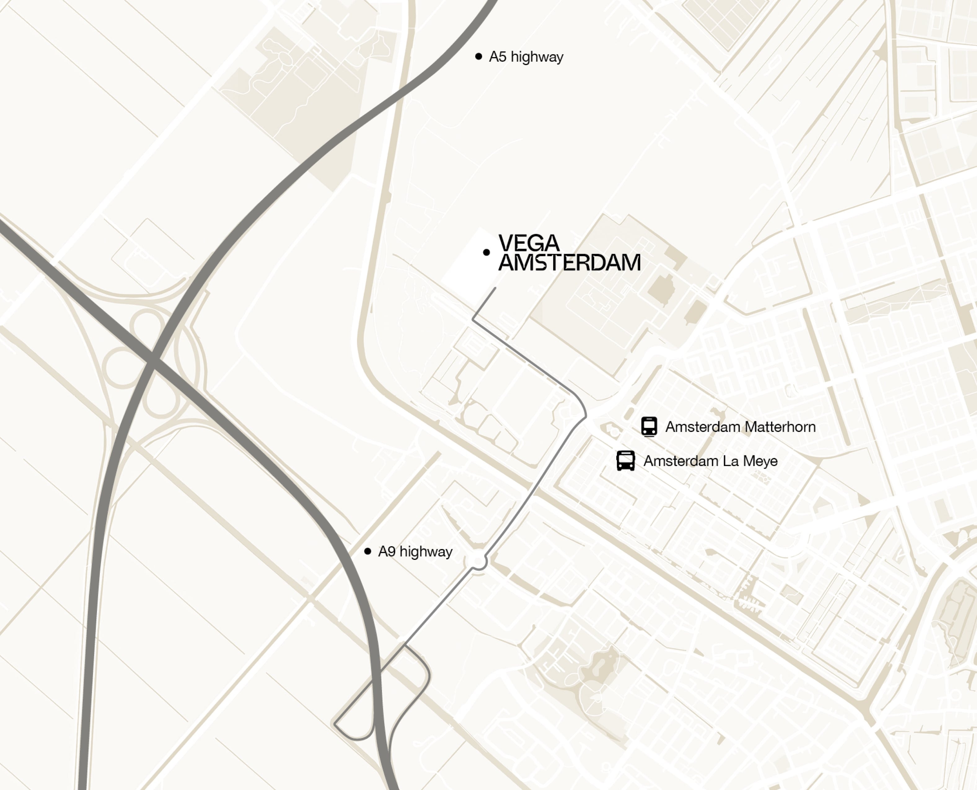 Area of Vega Amsterdam, by Stellar Development